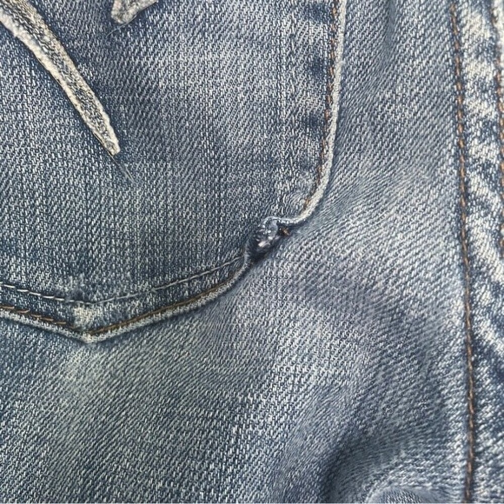 Joe’s Jeans Low Rise Flare Medium Wash Cotton Denim Bootcut Wide Leg Size 28 | 6 - Picture 9 of 14